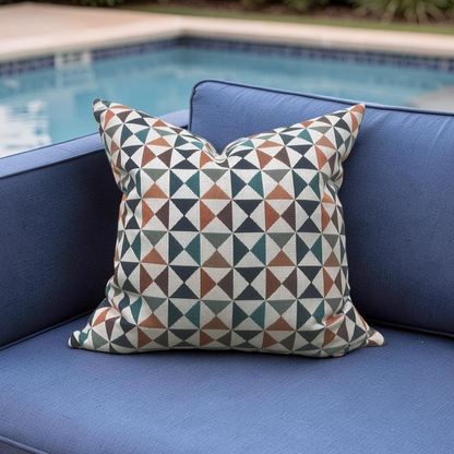 Outdoor Decorative Pillow Array Caribbean Knife Edge Cover