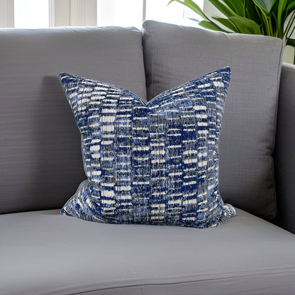 Switchback Royal 22x22" Decorative Pillow