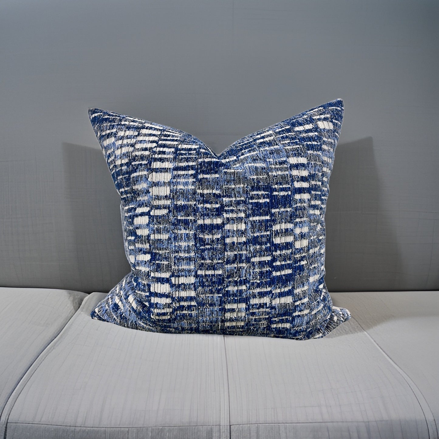Switchback Royal 22x22" Decorative Pillow