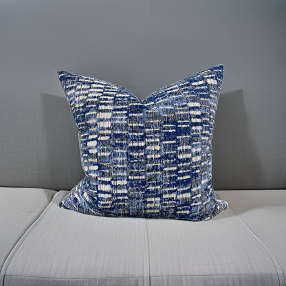 Switchback Royal 22x22" Decorative Pillow