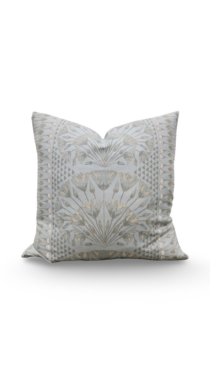 Decorative Pillow Cairo Spa Blue 20x20" Knife Edge Cover