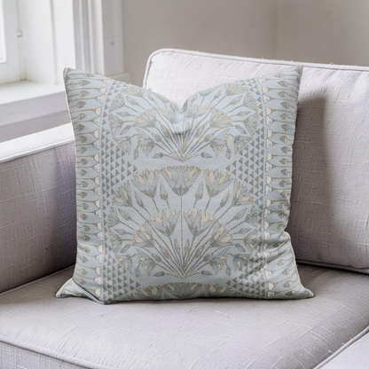 Decorative Pillow Cairo Spa Blue 20x20" Knife Edge Cover