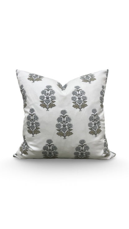 Thibaut Decorative Pillow Audrey Grey 20x20" Knife Edge Cover