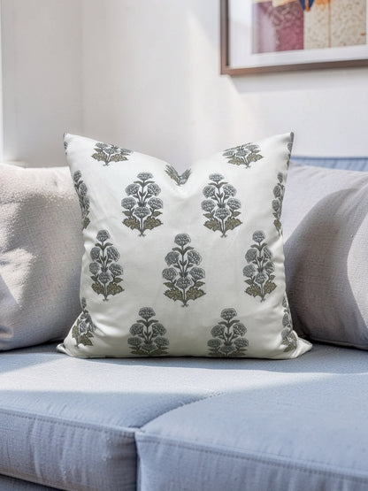 Thibaut Decorative Pillow Audrey Grey 20x20" Knife Edge Cover