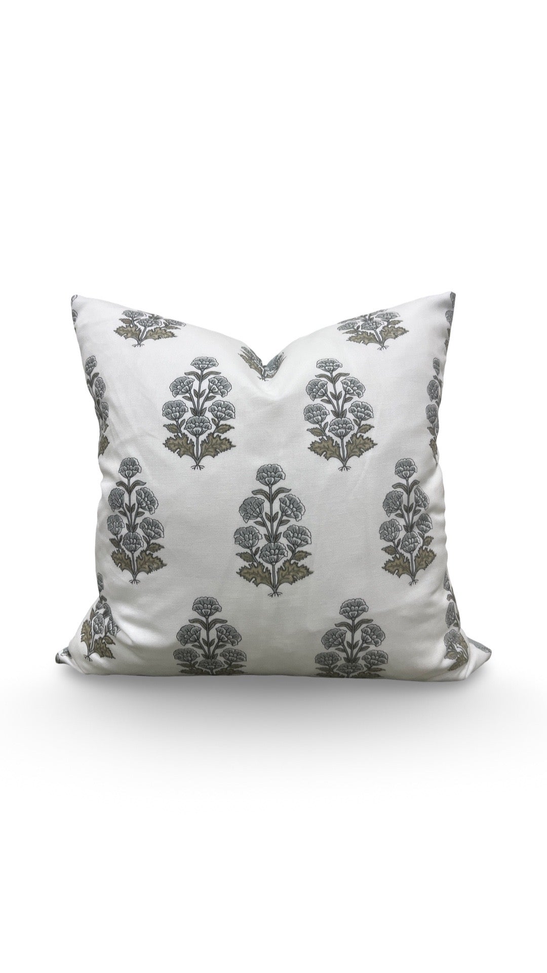 Thibaut Decorative Pillow Audrey Grey 20x20" Knife Edge Cover