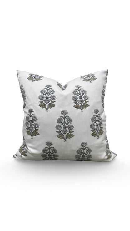 Thibaut Decorative Pillow Audrey Grey 20x20" Knife Edge Cover