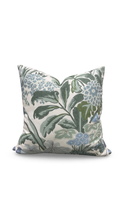 Thibaut Decorative Pillow Meadow Lavender Blue 18x18" Knife Edge Cover