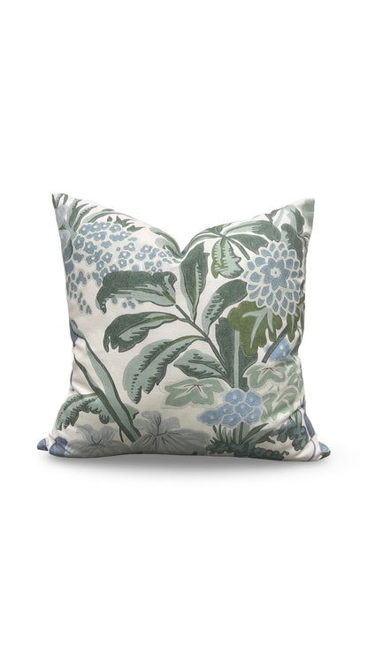 Thibaut Decorative Pillow Meadow Lavender Blue 18x18" Knife Edge Cover