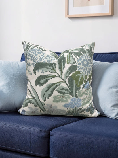 Thibaut Decorative Pillow Meadow Lavender Blue 18x18" Knife Edge Cover