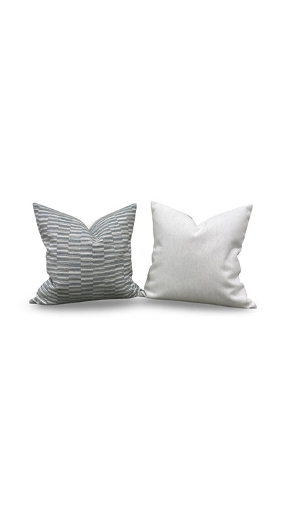 Thibaut Decorative Pillow Legato Fog 20x20" Knife Edge Cover