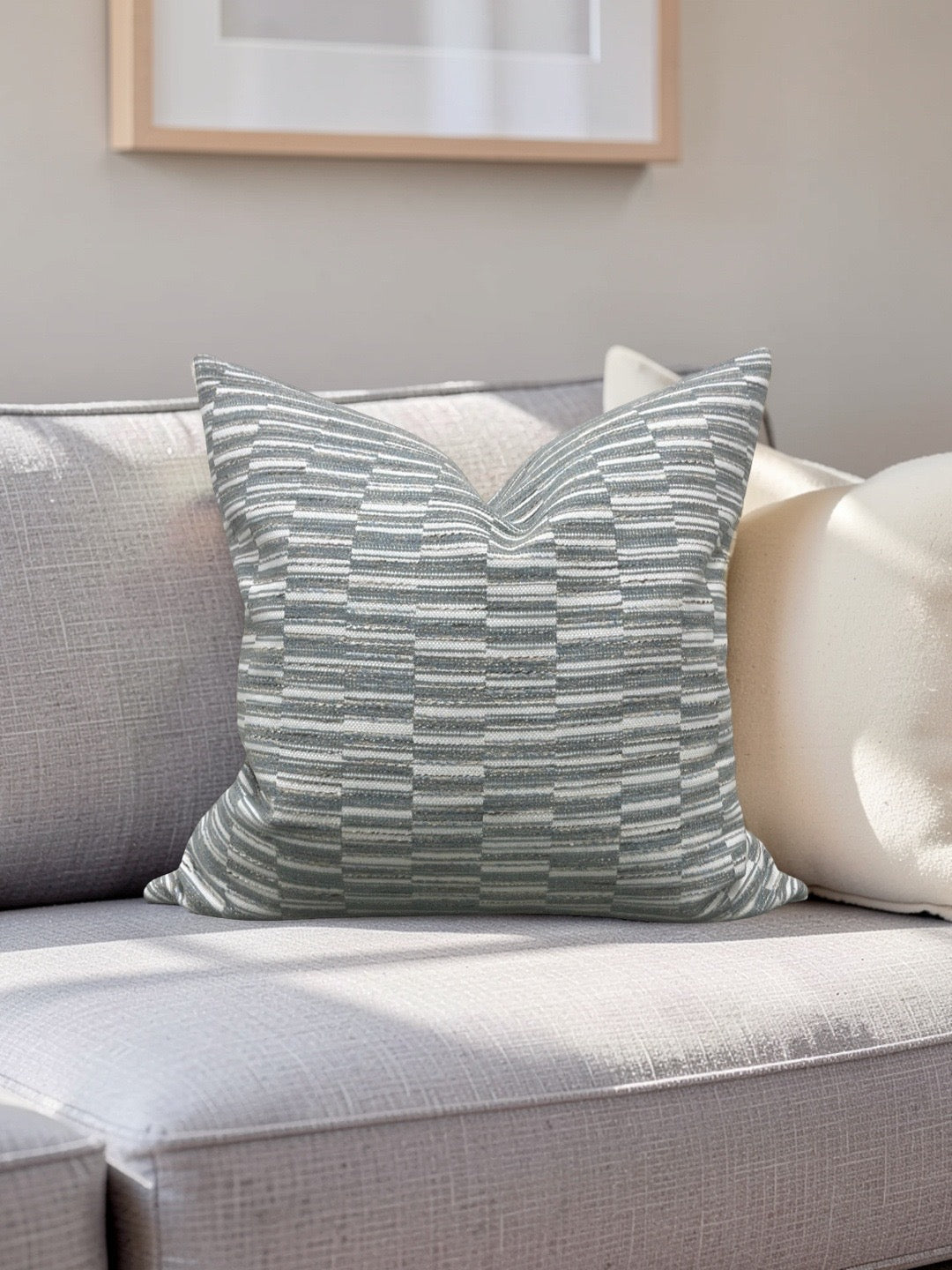 Thibaut Decorative Pillow Legato Fog 20x20" Knife Edge Cover
