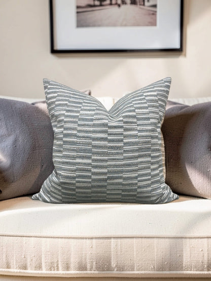 Thibaut Decorative Pillow Legato Fog 20x20" Knife Edge Cover