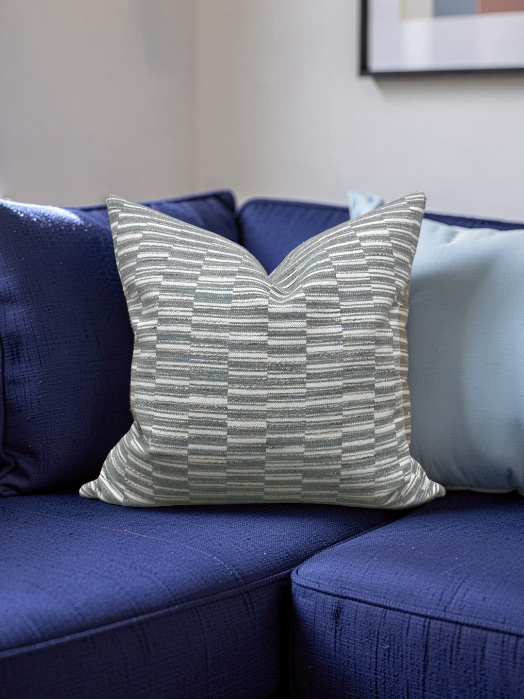 Thibaut Decorative Pillow Legato Fog 20x20" Knife Edge Cover