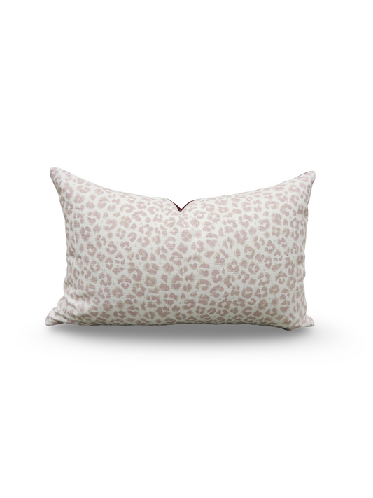 Animal Print Lumbar Pillow Thistle 12x18" Knife Edge Cover
