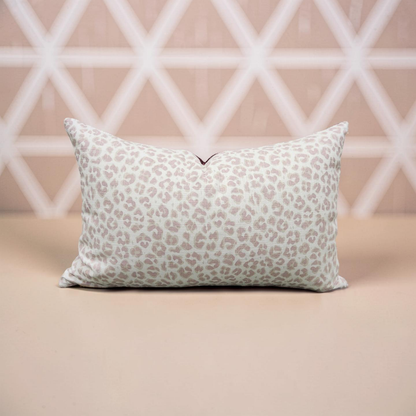 Animal Print Lumbar Pillow Thistle 12x18" Knife Edge Cover