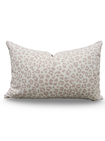 Animal Print Lumbar Pillow Thistle 12x18" Knife Edge Cover