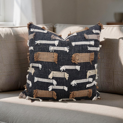 Decorative Pillow Tassel Fun 18x18" Knife Edge Cover