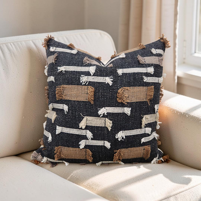 Decorative Pillow Tassel Fun 18x18" Knife Edge Cover