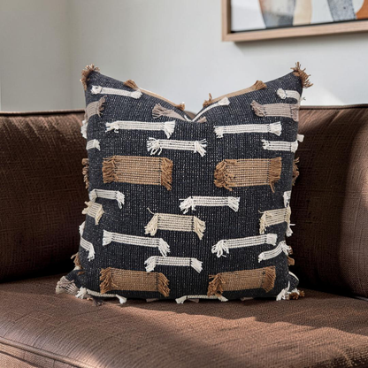 Decorative Pillow Tassel Fun 18x18" Knife Edge Cover