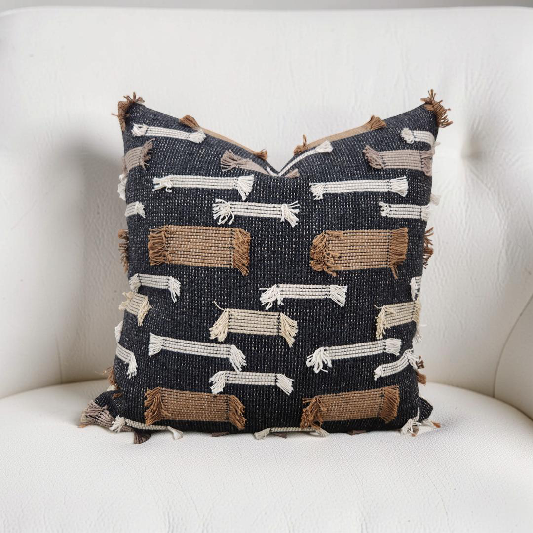 Decorative Pillow Tassel Fun 18x18" Knife Edge Cover
