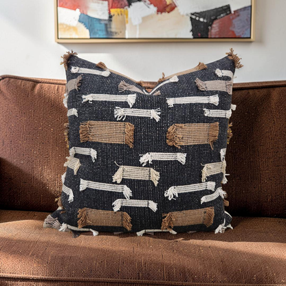 Decorative Pillow Tassel Fun 18x18" Knife Edge Cover