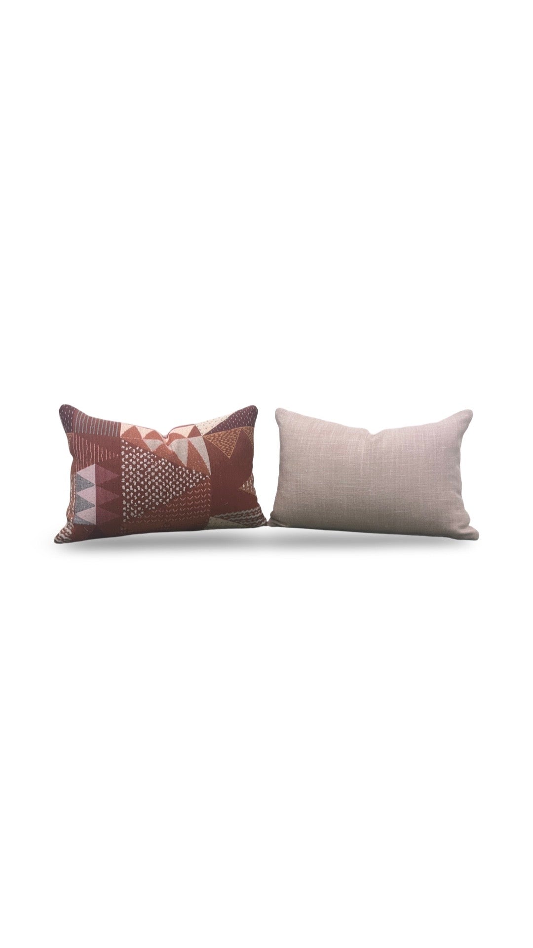 Lumbar Pillow Thimble Tomato 12x18" Knife Edge Cover