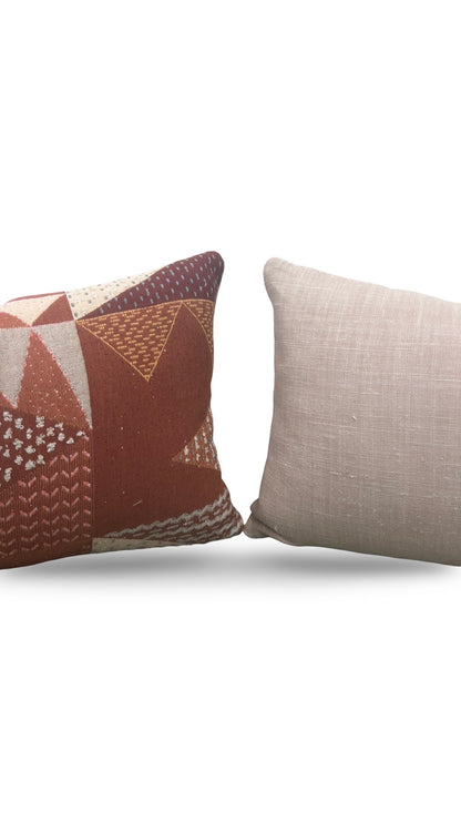 Lumbar Pillow Thimble Tomato 12x18" Knife Edge Cover