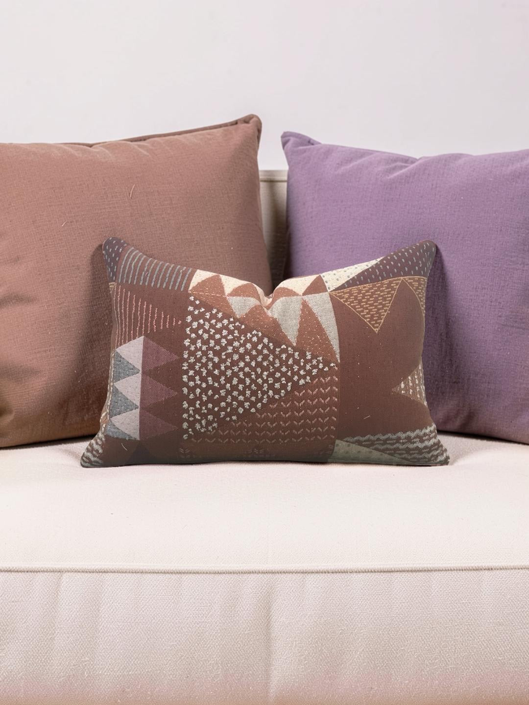 Lumbar Pillow Thimble Tomato 12x18" Knife Edge Cover