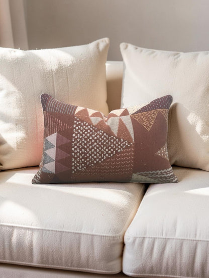 Lumbar Pillow Thimble Tomato 12x18" Knife Edge Cover