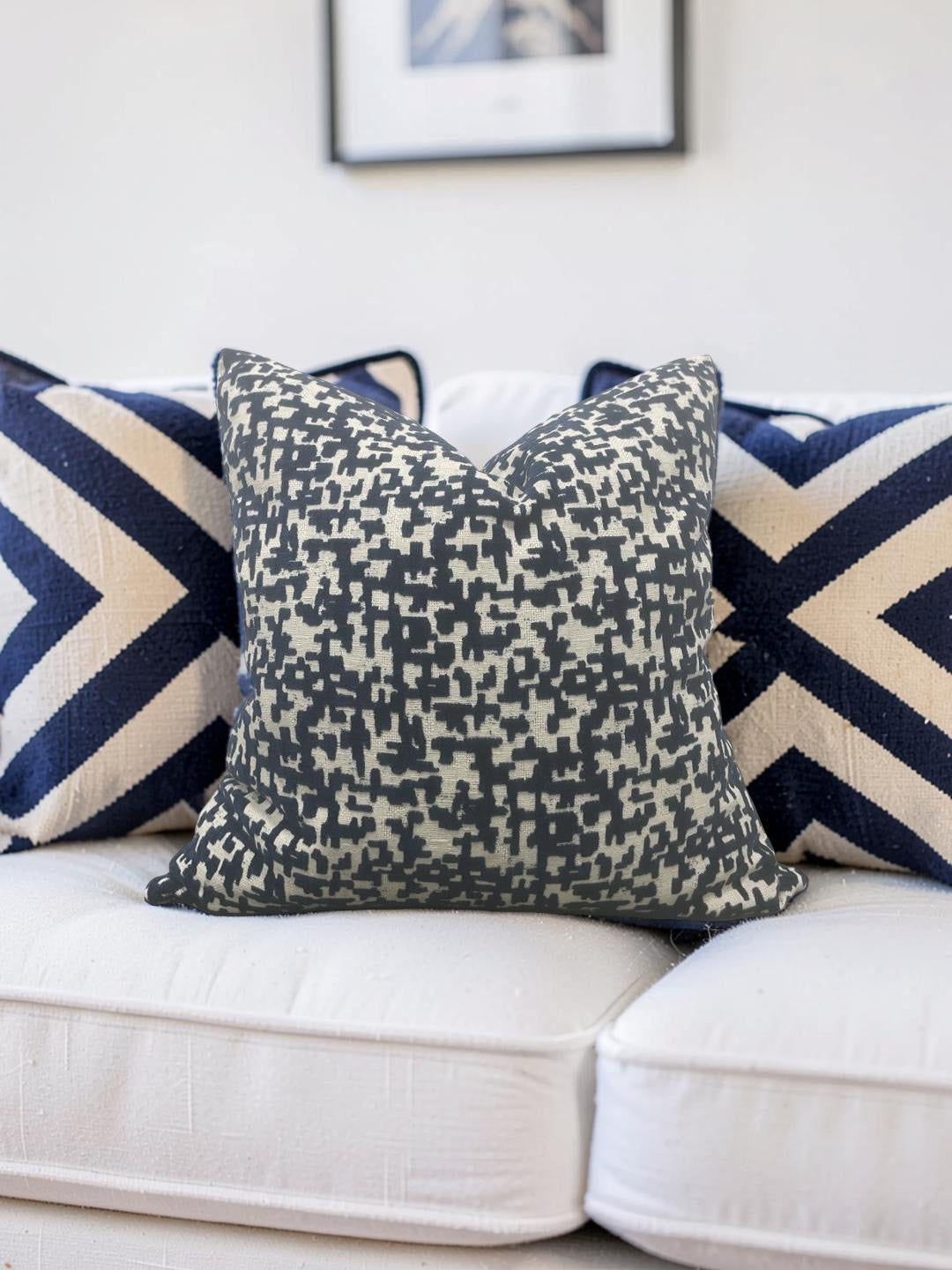 Decorative Pillow Lancy Tetris  20x20" Knife Edge Cover