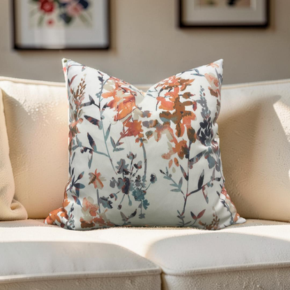 Decorative Pillow Hana Cinnamon 22x22" Knife Edge Cover
