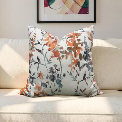Decorative Pillow Hana Cinnamon 22x22" Knife Edge Cover