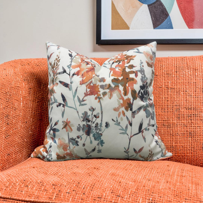 Decorative Pillow Hana Cinnamon 22x22" Knife Edge Cover