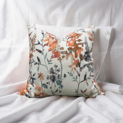 Decorative Pillow Hana Cinnamon 22x22" Knife Edge Cover