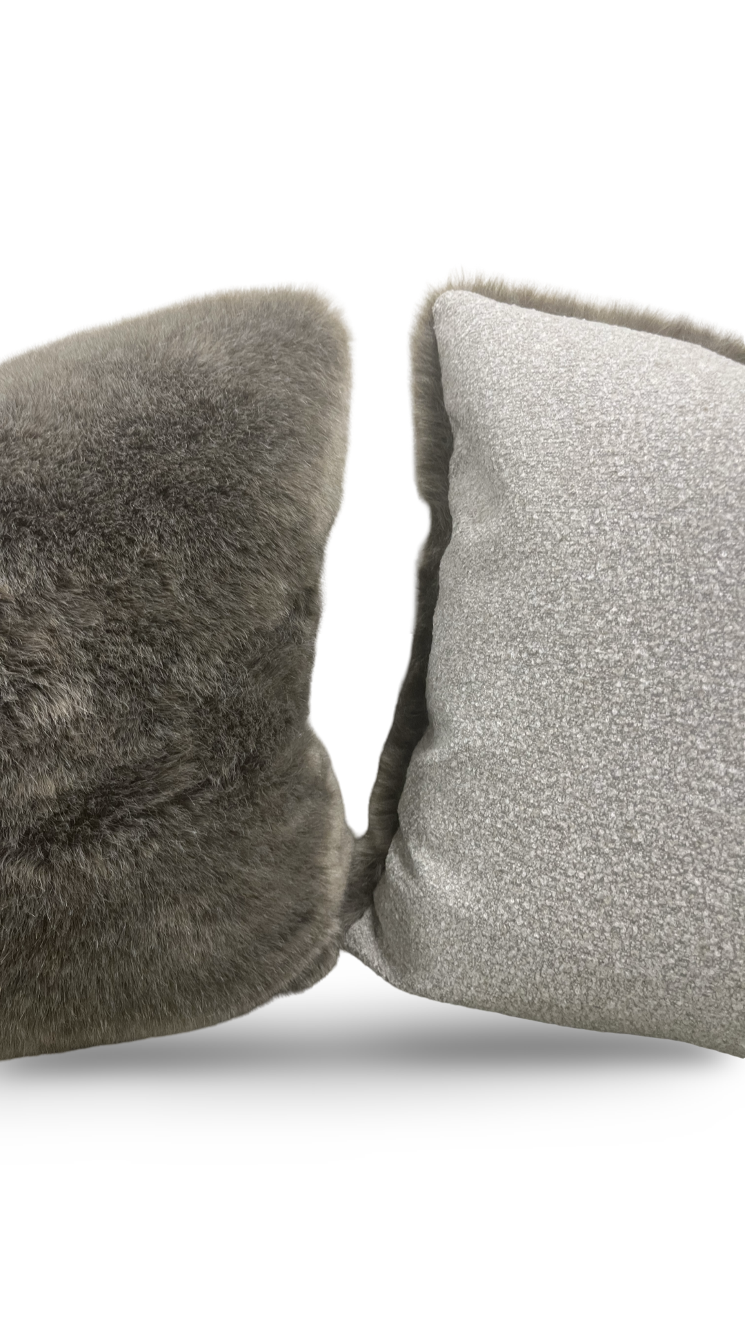 Fur Decorative Pillow Kings Robe Fawn Knife Edge Cover