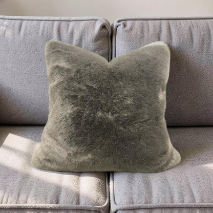 Fur Decorative Pillow Kings Robe Fawn Knife Edge Cover