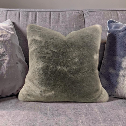 Fur Decorative Pillow Kings Robe Fawn Knife Edge Cover