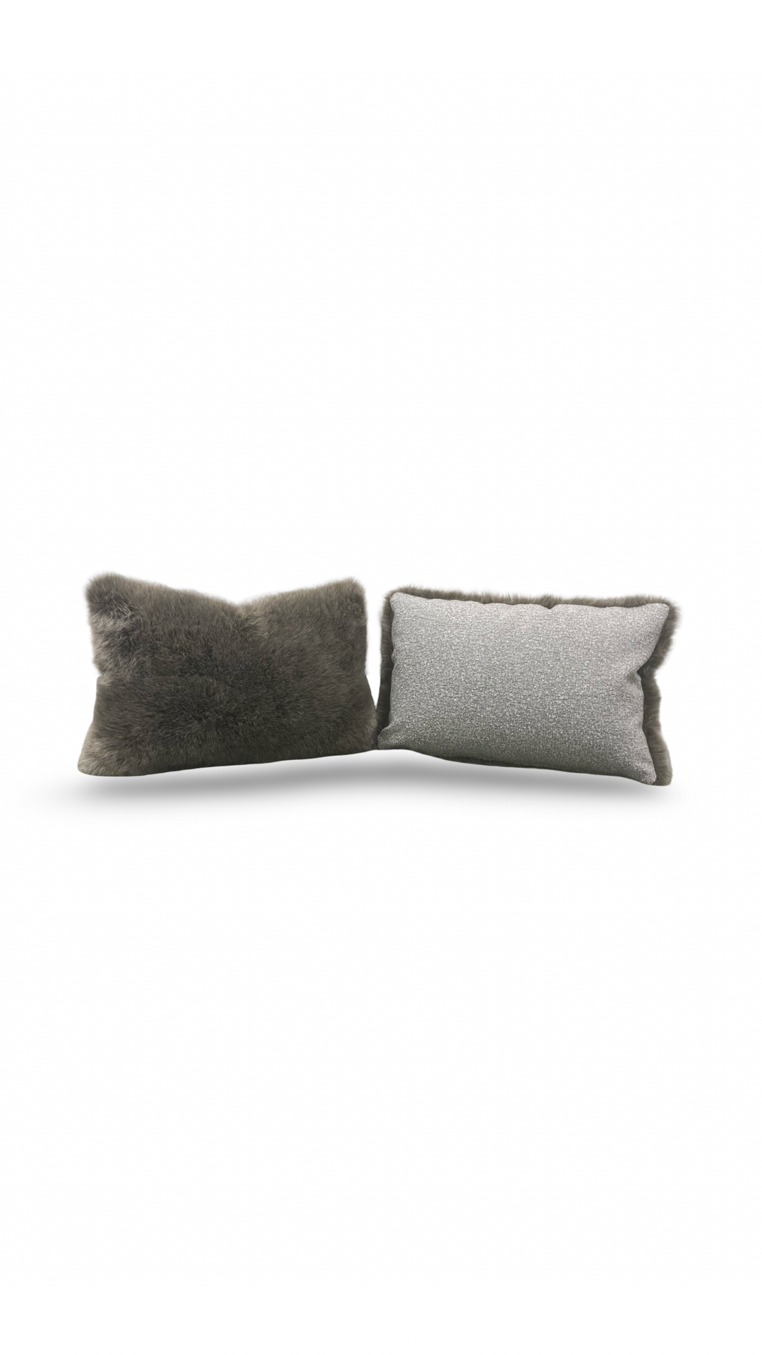Fur Lumbar Pillow Kings Robe Fawn 12x18" Knife Edge Cover