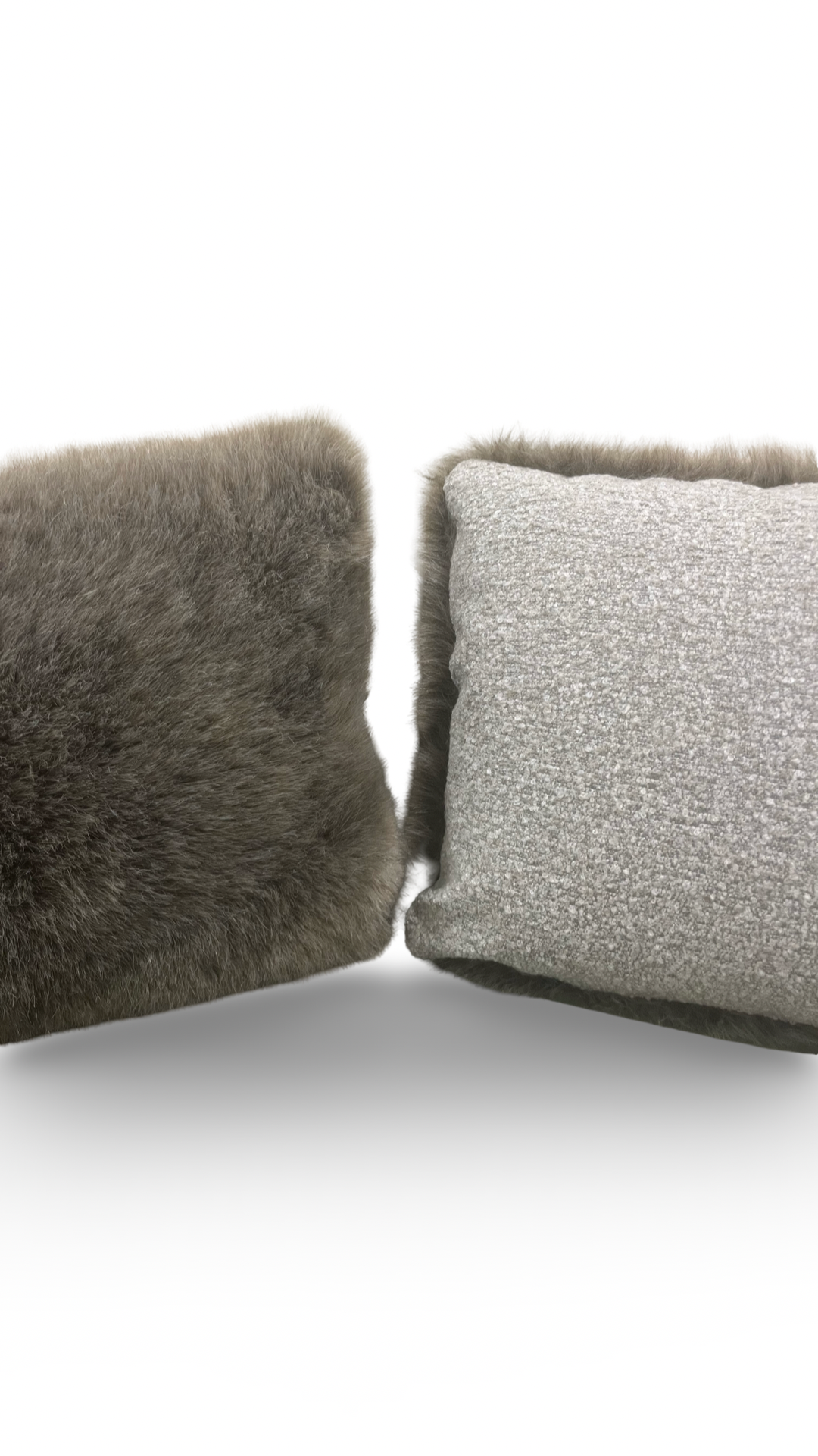 Fur Lumbar Pillow Kings Robe Fawn 12x18" Knife Edge Cover