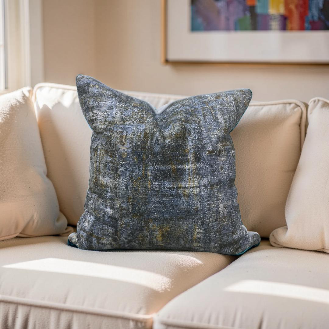 Velvet Decorative Pillow Simone Starry Sky 20x20" Knife Edge Cover
