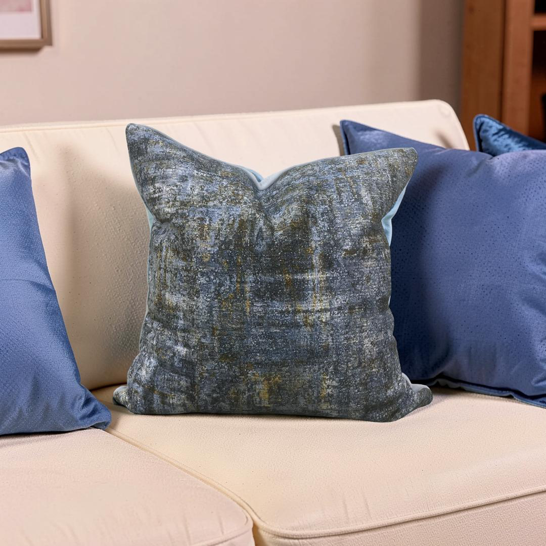 Velvet Decorative Pillow Simone Starry Sky 20x20" Knife Edge Cover
