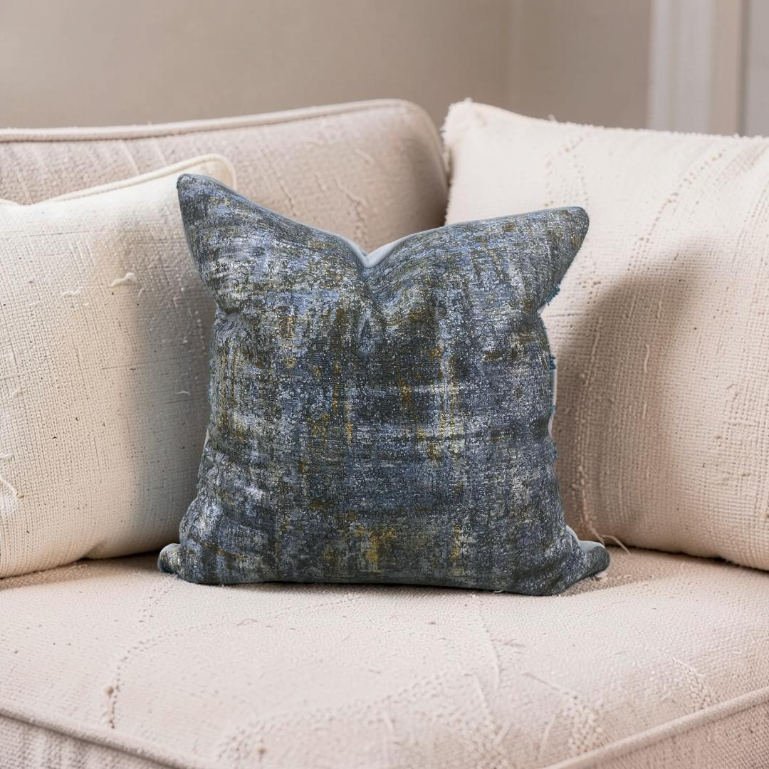 Velvet Decorative Pillow Simone Starry Sky 20x20" Knife Edge Cover