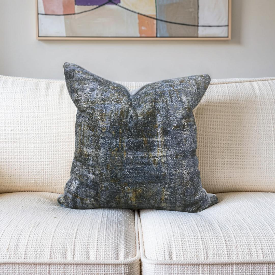 Velvet Decorative Pillow Simone Starry Sky 20x20" Knife Edge Cover