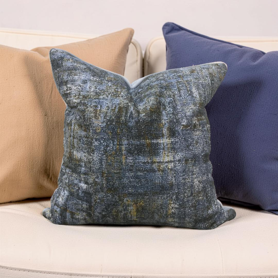 Velvet Decorative Pillow Simone Starry Sky 20x20" Knife Edge Cover