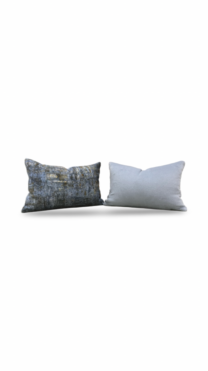 Velvet Lumbar Pillow Simone Starry Sky 12x18" Knife Edge Cover