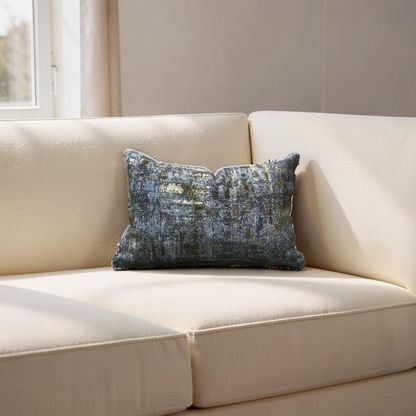 Velvet Lumbar Pillow Simone Starry Sky 12x18" Knife Edge Cover