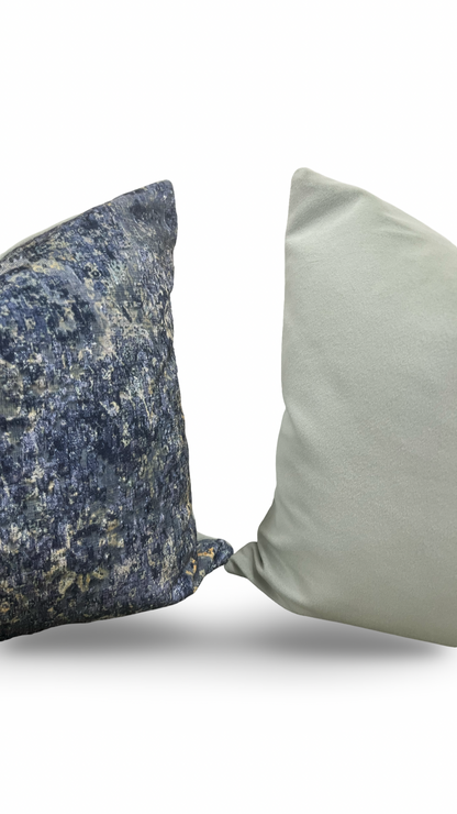 Designer Fabric Mesmerize Tidepool 18x18" Knife Edge Decorative Throw Pillow