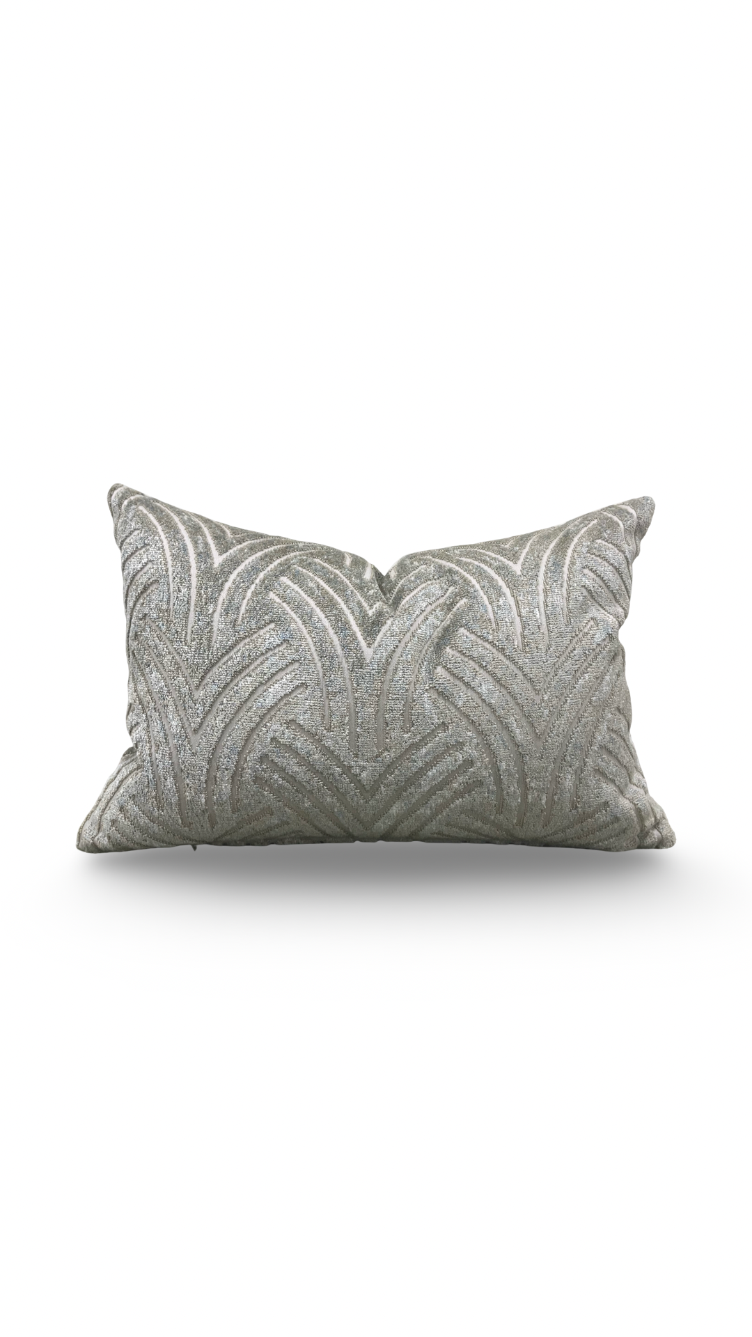 Lumbar Pillow Virtuoso Aquamarine 12x18" Knife Edge Cover