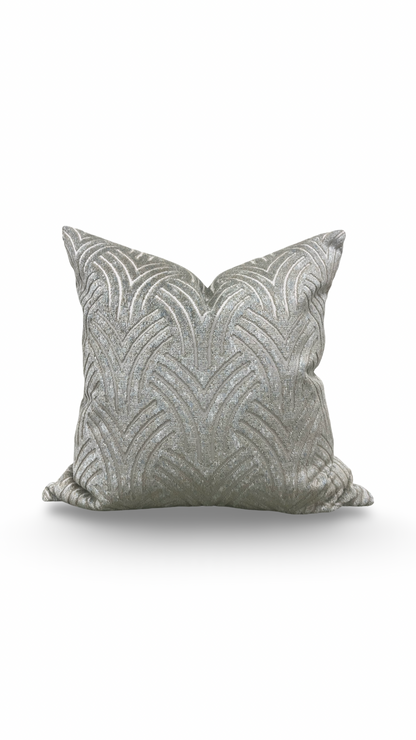 Decorative Pillow Virtuoso Aquamarine 22x22" Knife Edge Cover