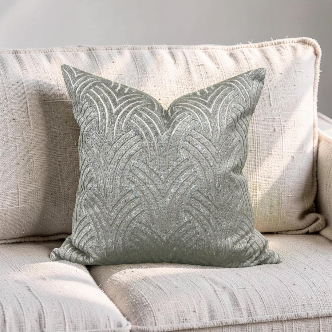 Decorative Pillow Virtuoso Aquamarine 22x22" Knife Edge Cover